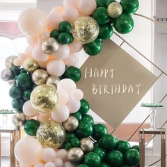 Dark Green Balloons 12 inch, 100 Pack Dark Green Latex Balloons Helium Qualit…