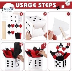 16 Sets Casino Party Decorations Themed Table Centerpieces Casino Night Table Pa
