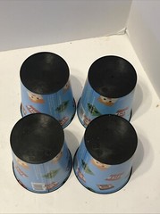 Lot Of 4 Minecraft Plastic Cups Unique Industries Made USA 🇺🇸 -used-