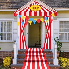 Fanfanwin 5 Pcs Carnival Entryway Party Decorations Set Circus Tent
