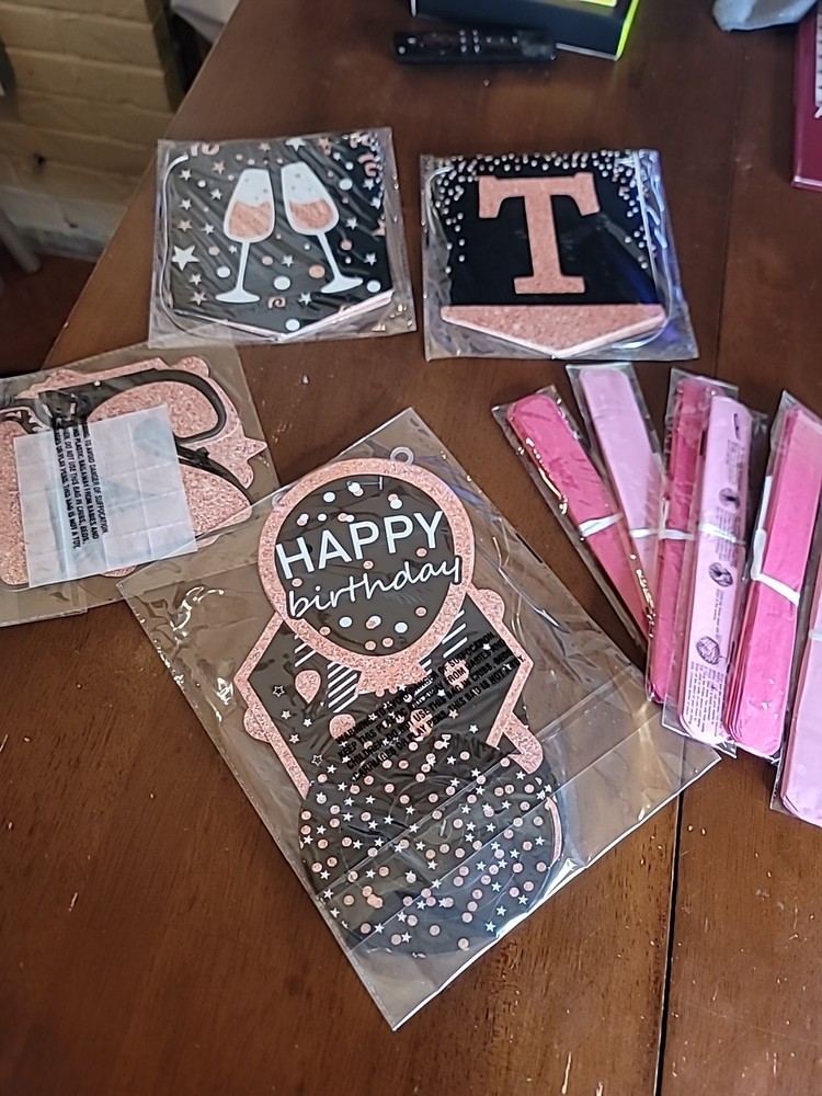 CHEERS TO 21 YEARS PINK PARTY DECOR PACK PT3