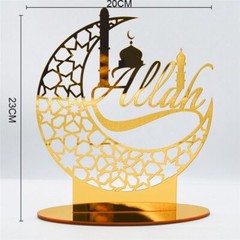Decorations For Home Party Ornament Ramadan Islamic Muslim EID Mubarak Acrylic