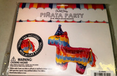 32″ Pinata Mylar Balloon, Looks like a Pinata, NEW, Packed Party Brand