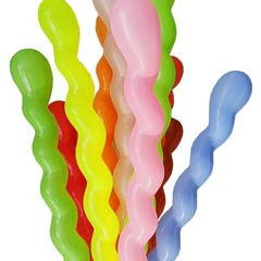 Spiral Balloon Mixed Color 100 pcs, 40 Inches Latex Twisted Long Balloon for …