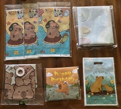 Capybara Birthday Party Decoration Lot