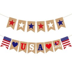 4th of July Banner Decorations, Fourth of July Patriotic Banner Decorations, …