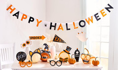 Photo Booth Props Banner Kit 22 Pieces Halloween Party Supplies Inclusive