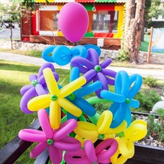 100 Long Figure Balloons, Assorted Colors for Parties and Decoratio