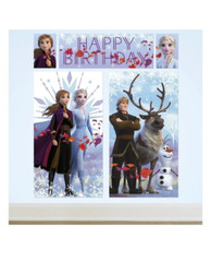 Disney FROZEN 2 II Scene Setter BIRTHDAY party wall poster backdrop Anna Elsa +