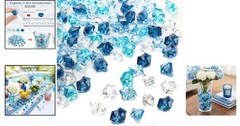 Assorted Blue Ice Rocks 150 pcs for Aquarium and Vase Stability