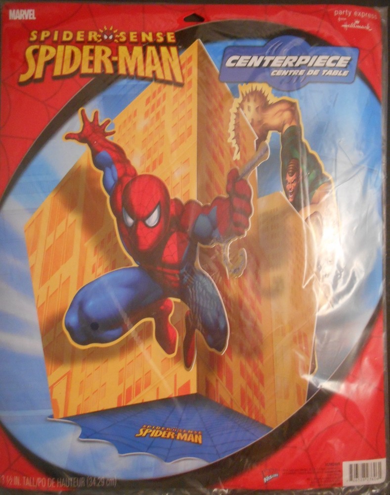 Hallmark Party Express Spider-Man 13.5″ Table Centerpiece Birthday NEW Sense