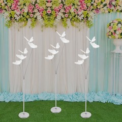 3PC Butterfly Floor Lamp Standing Lamp Romantic Decoration Party Atmosphere Prop