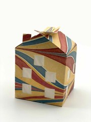 Colourful String Hanging Paper House Party Christmas Xmas Table Decoration