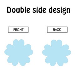 80 PCS Petal Shape Cutouts Bulletin Board Decorations Cardboard Cut Outs