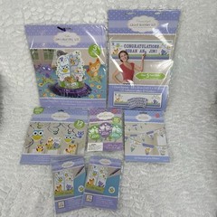 BABY SHOWER Woodland Welcome DECORATIONS Party Supplies Bundle Of 7! Unisex Boy