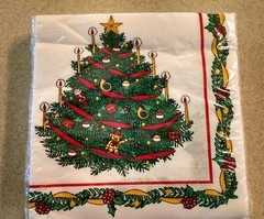 Christmas Tree Decorative Christmas Classic Napkins 24 Count BRAND NEW