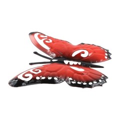 Metal Butterfly Colorful Butterflies Metal With Vibrant Colors 4.33inch*3.54inch