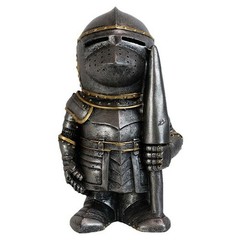 Vibrant Colors Gnome Guard Medieval Figurine Art Ornament Home Garden Decor