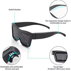 LED Programable Glasses / Party Glasses,