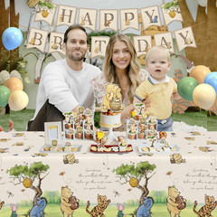149Pcs Winnie Pooh Birthday Decorations, Vintage Pooh Bear Party Decor Includes