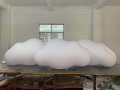 9.84FT PVC Inflatable Cloud Balloons Indoor Hanging Decoration for Party Event