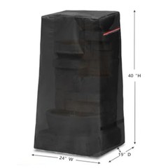 Protective Garden Fountain Cover Waterproof with Zipper and Drawstring Secure