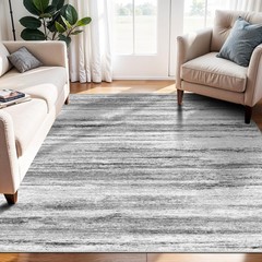 4×5 Area Rugs for Entryway Washable: 4′ x 5′ (Rectangular), Grey
