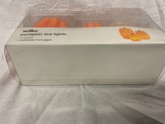 Pumpkin LED indoor lights Wilko Halloween 3 pack (A1 011 )
