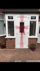 christmas door bows, Various Colours, Designs, Full Door Wrap