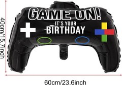 Reusable Game Controller Balloons – Fun 4 Pack for Boys & Girls Birthday Parties