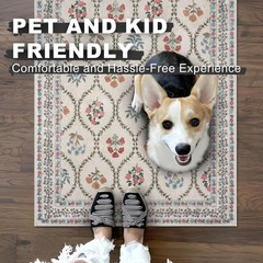 KILOCOCO 2×6 Moroccan Runner Rug, Ivory Super Soft Washable Hallway Entryway …