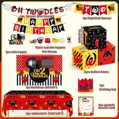 Mouse 2nd Birthday Party Decorations 143Pcs Oh Twodles Birthday Decorations B…