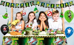 GHOSTBUSTER ghost Birthday Party Supplies,Ghostbusters Party Decorations Plates