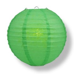 Quasimoon PaperLanternStore Decorative Paper Lantern – (Single, 14-Inch, Emer…