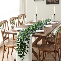 Mizii 3 Packs Artificial Vines Garland 78» Fake Ficus Vine Greenery Garland