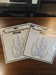 2x Foil Chandelier Decoration 7 Inch (ff3)