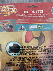 Daniel Tiger’s Neighborhood Birthday Party Supplies Party Game Pin The Tail NEW