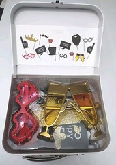 Talking Tables Photo Booth Party Prop Set Balloon Frame 14 Piece Set In Case