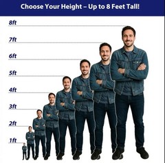 Custom life-size standees – Personalized full-body pho