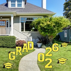 Graduation Decorations 2026 Yard Signs 11Pcs Class of 2026 Grad Party Supplies