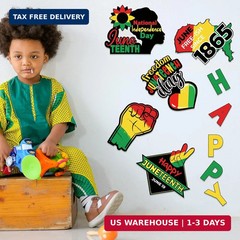 39 Pcs Happy Juneteenth Cutouts Freedom Day Party Decor June 19th 1865 Decoratio