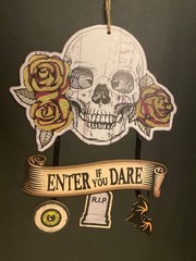 Halloween Party Decor Set For 30 Guests – Plates Napkins Sign Bowls Apothecary