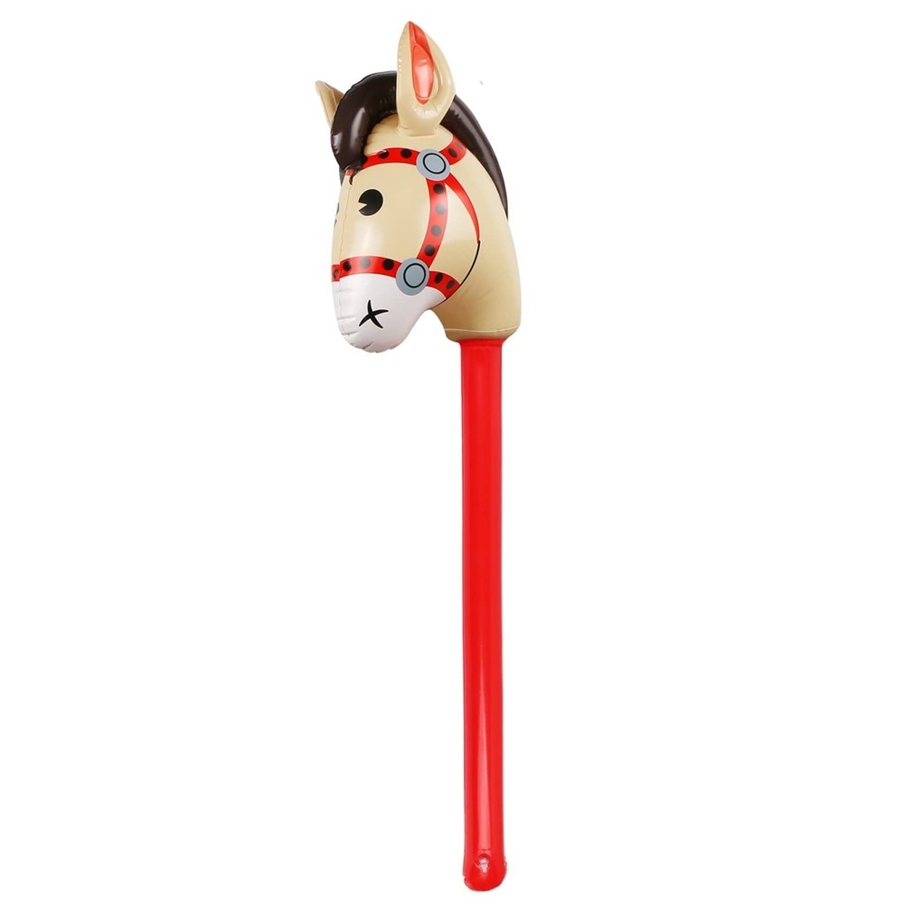 Inflatable Stick Horse Costume Pony/Halloween/Western Cowboy/Horse Baby Showe…
