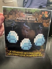 Unique 3ct. Minecraft Hanging Swirl Decorations Party Supply New!!!