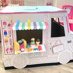 2 Piece Circus Awning Decoration 3D Carnival Tent Awning Wall Decorations Circus