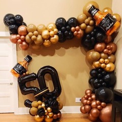 Whiskey Birthday Party Decorations Aged to Perfection Party Supplies, 143Pcs …