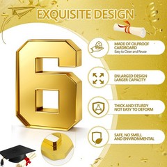 2026 Graduation Decorations Set – Cardboard Letters, Balloons, Bows & Fillable T
