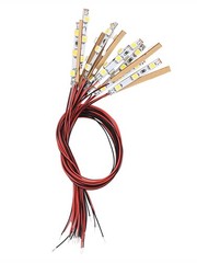 15pcs For Pre Wired White Strip Led For SMD LED Light Flexible 12V ~ 18V New