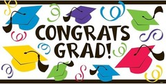 Grad Large Banner | Party Favor