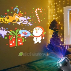 Christmas Projector Lights Outdoor LED Snowflake Projector Lights 2025 Upgraded